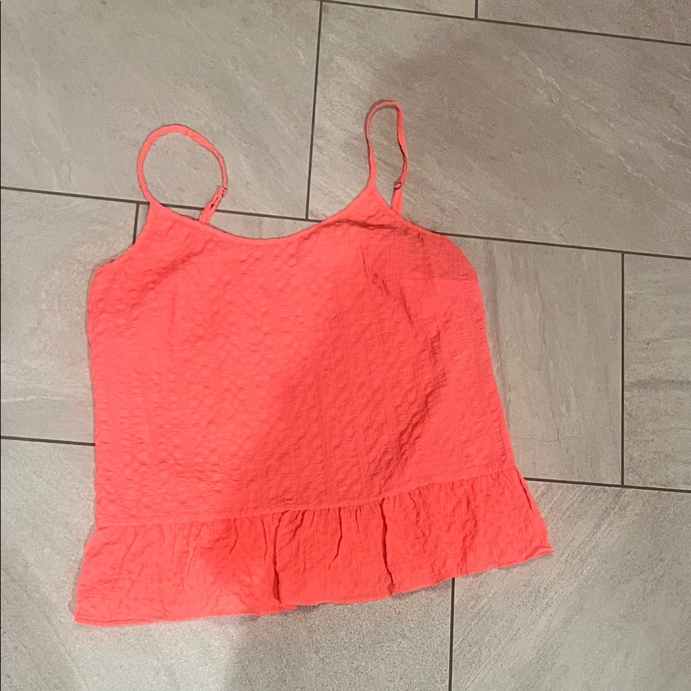 Lilly Pulitzer Coral Textured Tank Top